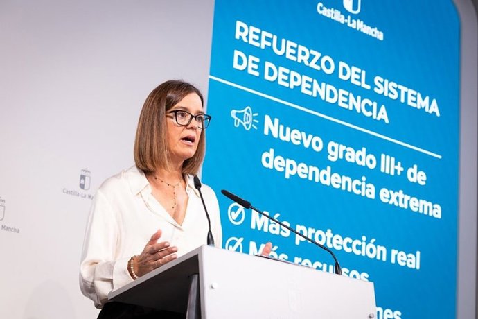 La portavoz del Gobierno de C-LM, Esther Padilla.