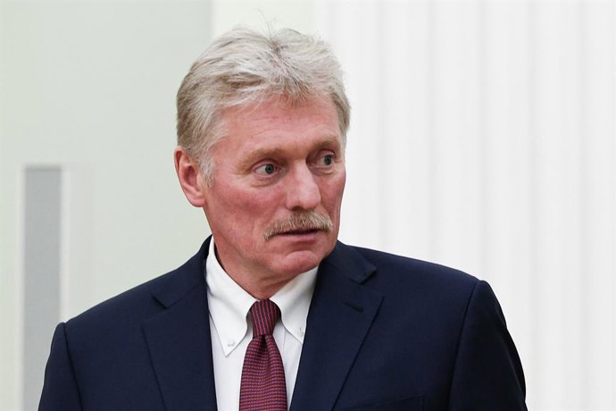RUSSIA, MOSCOW - SEPTEMBER 28, 2026: Russian President Putin's Spokesman Dmitry Peskov is seen during a meeting between Russian President Putin and the leaders of the parties that won seats in the Russian State Duma in the 2026 Russian parliamentary elect