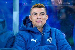 27 September 2026, Norway, Oslo: Portugal's Cristiano Ronaldo on the bench during the UEFA Nations League Group A4 soccer match between Norway and Portugal at the Ullevaal Stadion. Photo: Lise serud/NTB/dpa