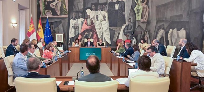 Pleno en la Diputación.