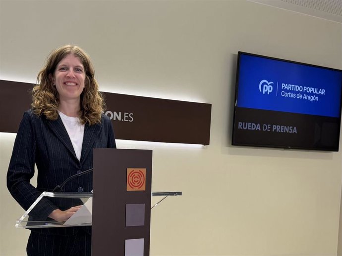 La diputada del PP Aragón Silvia Casas.