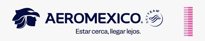 Cartel de la compañía Aeroméxico.