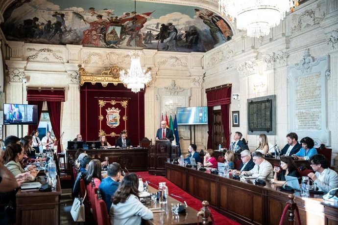 Pleno extraordinario sobre el debate del estado de la ciudad de Málaga