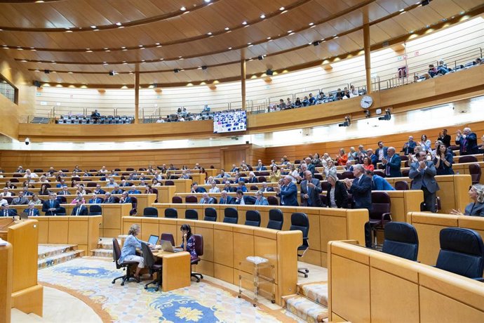 Sesión plenaria en el Senado, a 29 de septiembre de 2026, en Madrid (España).