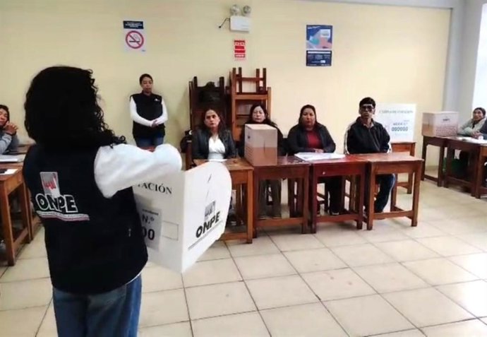 Perú.- ERM 2026: miembros de mesa deben llegar a las 6:00 horas al local de votación