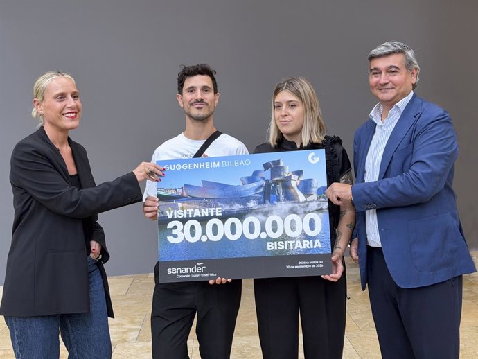 Visitante 30 millones del Museo Guggenheim Bilbao