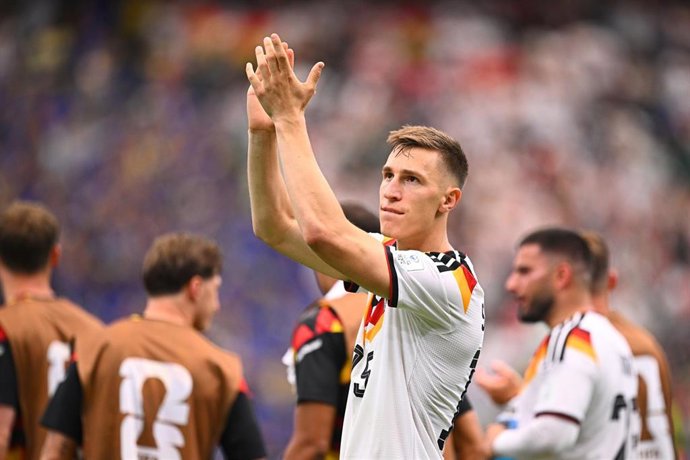 Archivo - El defensa alemán Nico Schlotterbeck tras disputar un partido con Alemania en el pasado Mundial de Estados Unidos, México y Canadá de 2026.
