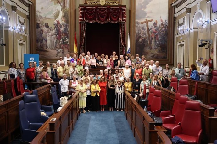 Pleno de mayores del Parlamento de Canarias