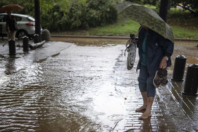 Carrers negats d'aigua després del temporal