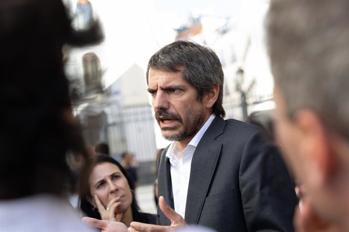 El ministro de Cultura, Ernest Urtasun, durante una sesión de control al Gobierno, en el Congreso de los Diputados, a 23 de septiembre de 2026, en Madrid (España). El Gobierno se enfrenta a una nueva sesión de control que vuelve a estar centrada en la ges