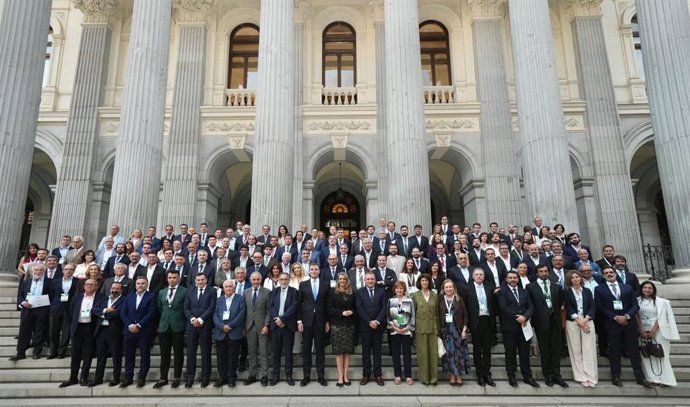 Foto de familia de la décima edición de 'CEPYME500', celebrada el 30 de septiembre de 2026 en Madrid (España).