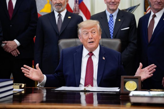 September 30, 2026, Washington, District Of Columbia, USA: United States President Donald J Trump announces the Republic of Korea has committed 00 billion in investment pursuant to the US/Korea Trade and Investment Initiative, including 4 billion to build