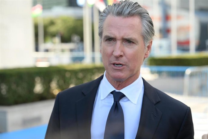 El gobernador de California, el demócrata Gavin Newsom (archivo)