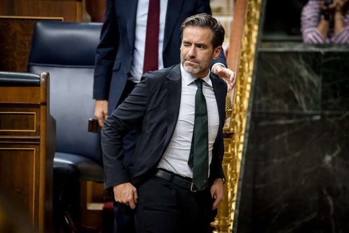 El diputado del PP, Borja Sémper, en el Congreso de los Diputados, a 30 de septiembre de 2026, en Madrid (España).