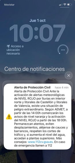 Missatge de l'ES-Alert