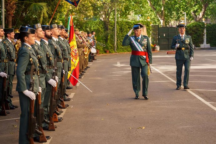 Archivo - Acto de celebración del 182º aniversario de la fundación de la Guardia Civil, como imagen de recurso