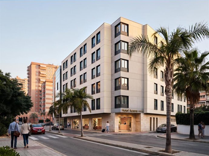 Infografía 3D del hotel de Málaga
