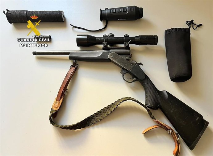 La Guardia Civil investiga a tres personas por presunta caza furtiva en la comarca de Molina de Aragón