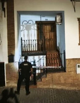 Actuación policial que frustró un intento de okupación de una vivienda este pasado miércoles, 30 de septiembre, en Íllora, segundo caso en dos semanas en la localidad.
