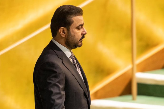 25 de setembro de 2026, Bronx, Nova York, EUA: O primeiro-ministro do Iraque, Ali Falih Al-Zaidi, chega para discursar durante os Debates Gerais no quarto dia da 81ª Assembleia Geral da ONU, na sede da ONU em Nova York, NY, em 25 de setembro de 2026.