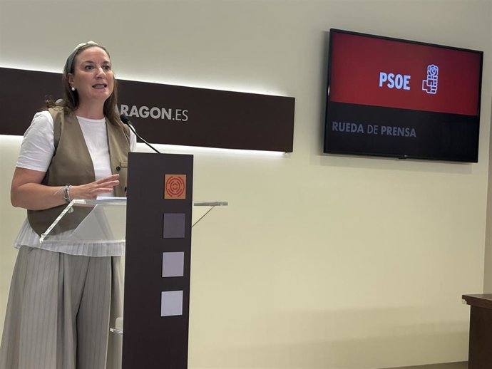 La diputada del PSOE Aragón María Rodrigo.