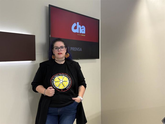La diputada autonómica de CHA Mary Carmen Bozal.