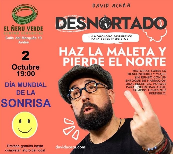 David Acera lleva este viernes sus cuentos a Avilés y Corvera con dos propuestas para distintos públicos