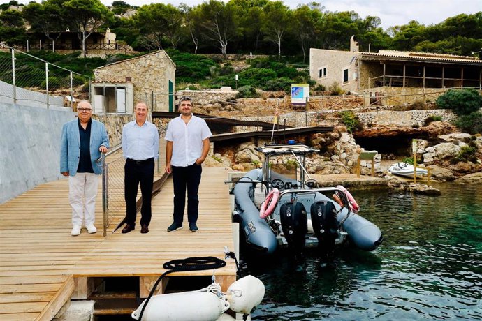 La rehabilitación del embarcadero de Cala Lledó, en Sa Dragonera, terminará a finales de año