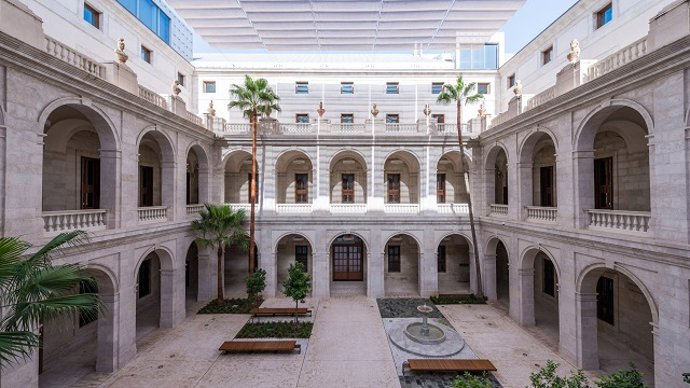 Interior del Museo de Málaga.