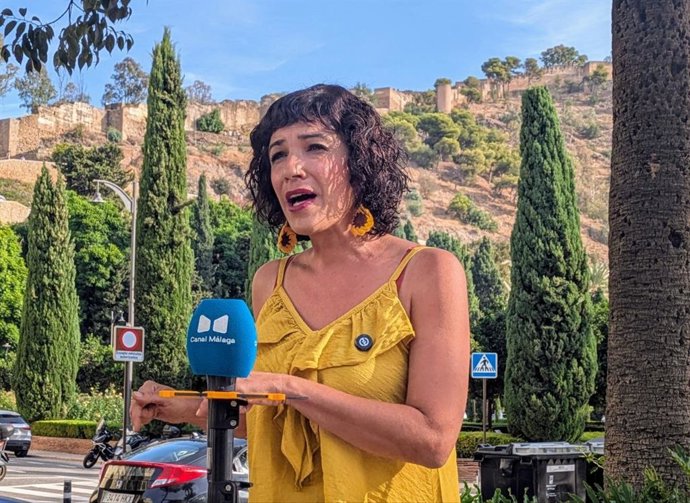 Imagen de la portavoz adjunta del grupo municipal Con Málaga, Toni Morillas.
