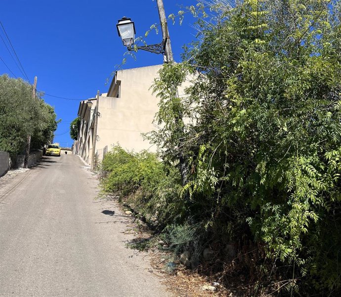 Estado de una de las calles.