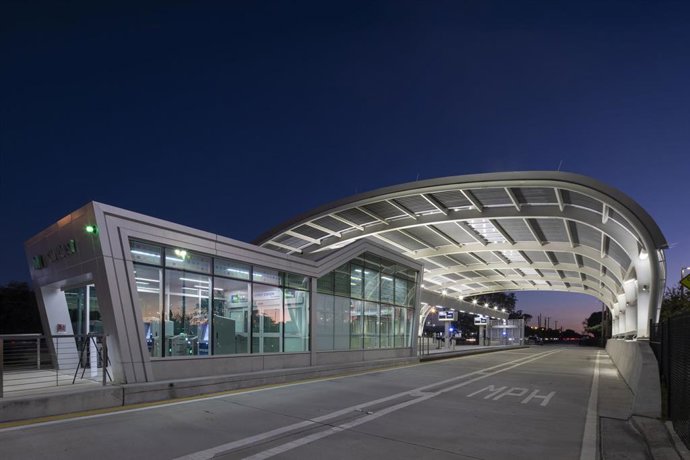 Proyecto South Dade TransitWay construido por OHLA en el condado de Miami-Dade (Florida).
