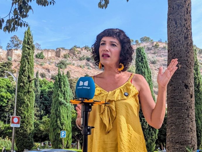 Imagen de la portavoz adjunta de Con Málaga, Toni Morillas.