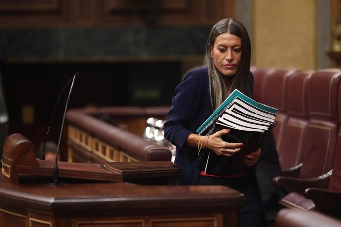 La portavoz de Junts en el Congreso, Miriam Nogueras