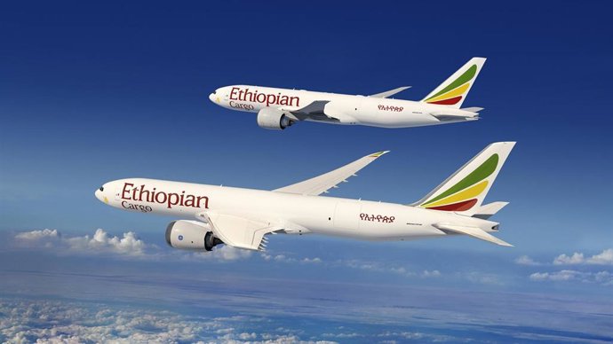 Ethiopian Airlines encarga diez aviones de carga Boeing 777 y 777-8 para ampliar su flota.