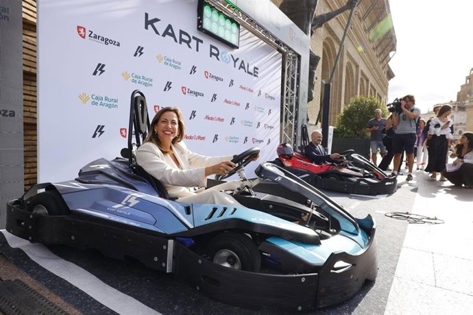Presentación de la II Kart Royale, una competición urbana que proyectará la ciudad a nuevos públicos, que acogerá Zaragoza en abirl de 2027