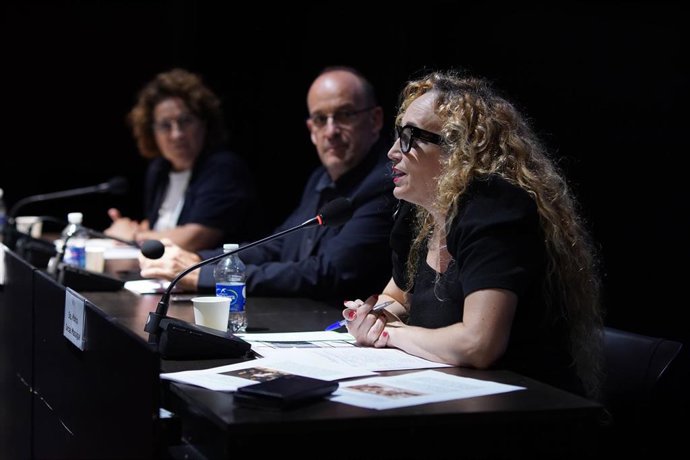 Rueda de prensa del Festival de Sitges con la directora de la fundación Mònica Garcia