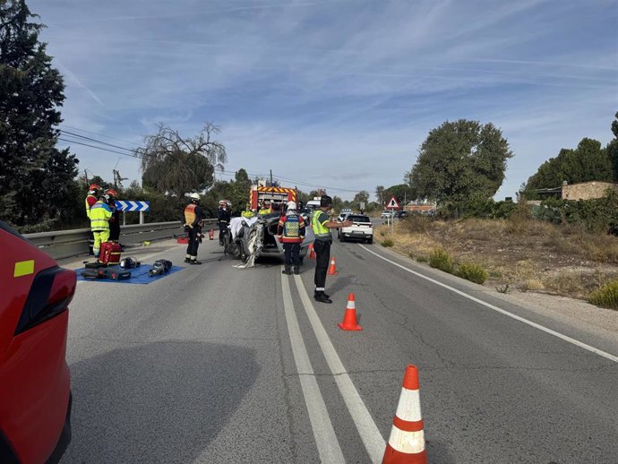 Accidente mortal en la M-404 en Batres