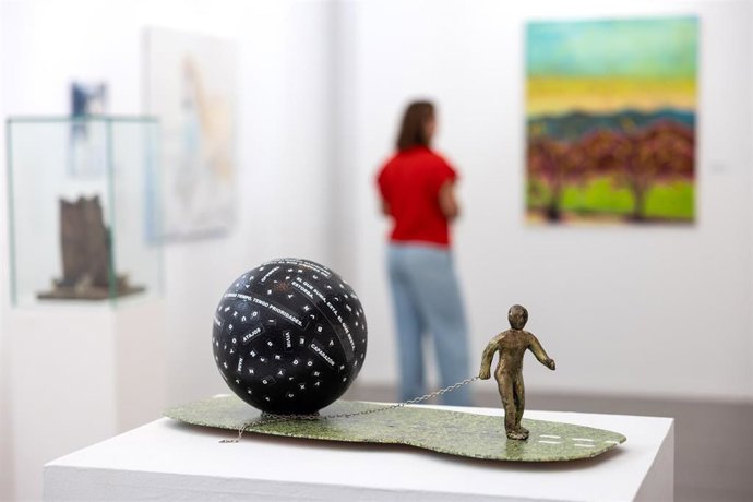 Exposición 'Presencias', en la sala de exposiciones Pacífico 54, en Málaga.