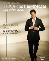 Foto: Chile.- El 'Tour Eternos 2027' de David Bisbal confirma las primeras 15 fechas en España, con Madrid el día 1 de julio