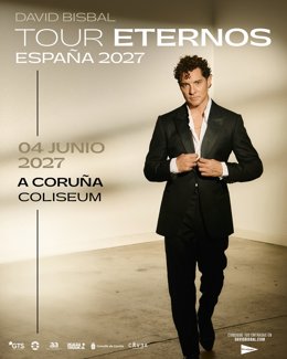 David Bisbal actuará en A Coruña en junio.