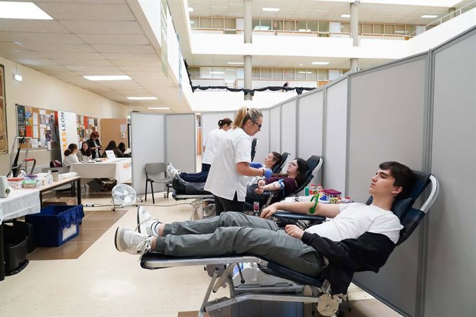 La Universidad de León acoge desde este jueves el reto de las 10.000 donaciones de sangre.