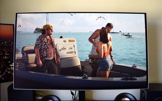 Fotografía del monitor Samsung Odyssey OLED G8 de 32 pulgadas.