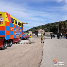 Imagen del dispositivo de búsqueda de un varón extraviado en Ledrada