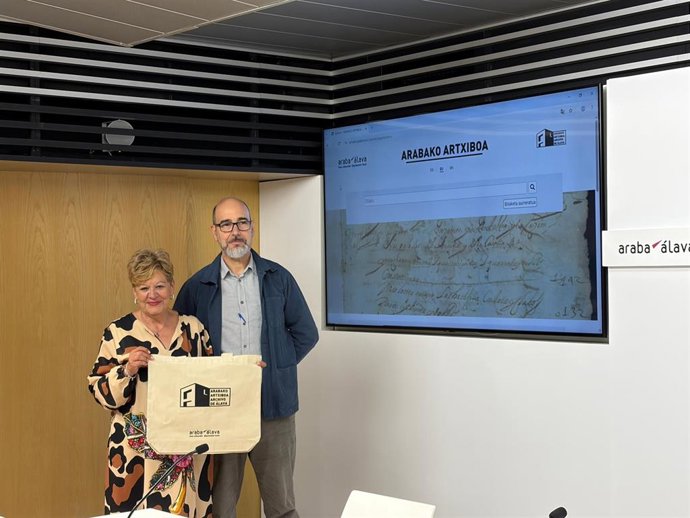 Presentación de la nueva plataforma del Archivo de Álava