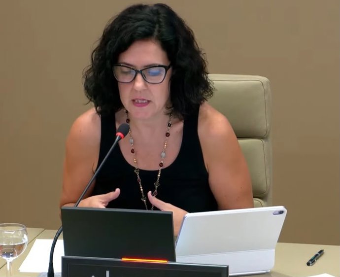 La consellera de Familias, Bienestar Social y Atenión a la Dependencia, Sandra Fernández.