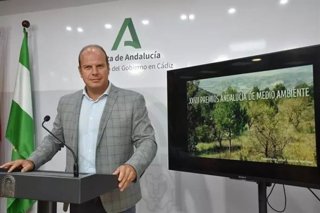 Archivo - El delegado territorial de Sostenibilidad y Medio Ambiente de la Junta de Andalucía en Cádiz, Óscar Curtido, en una imagen de archivo.