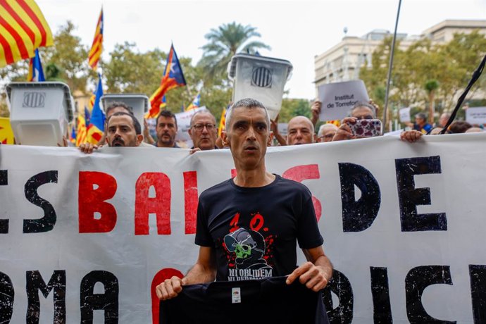 L'activista i membre de Stop Boles de Goma Roger Español 