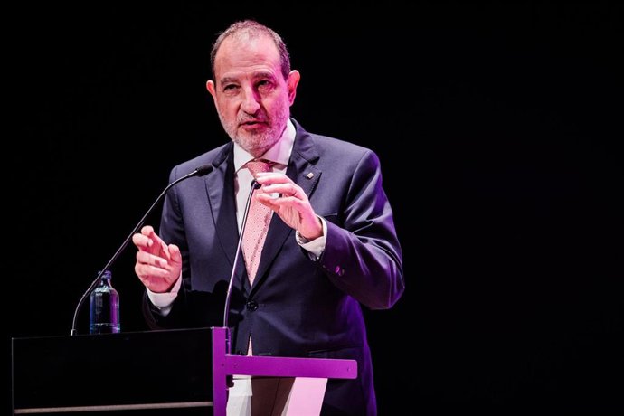 El conseller Ramon Espadaler, en la inauguración del Foro Demos