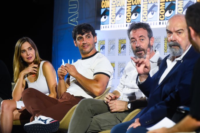 Los protagonistas de la serie Los Serranos en la San Diego Comic-Con Málaga. A 1 de octubre de 2026 en Málaga, Andalucía (España).